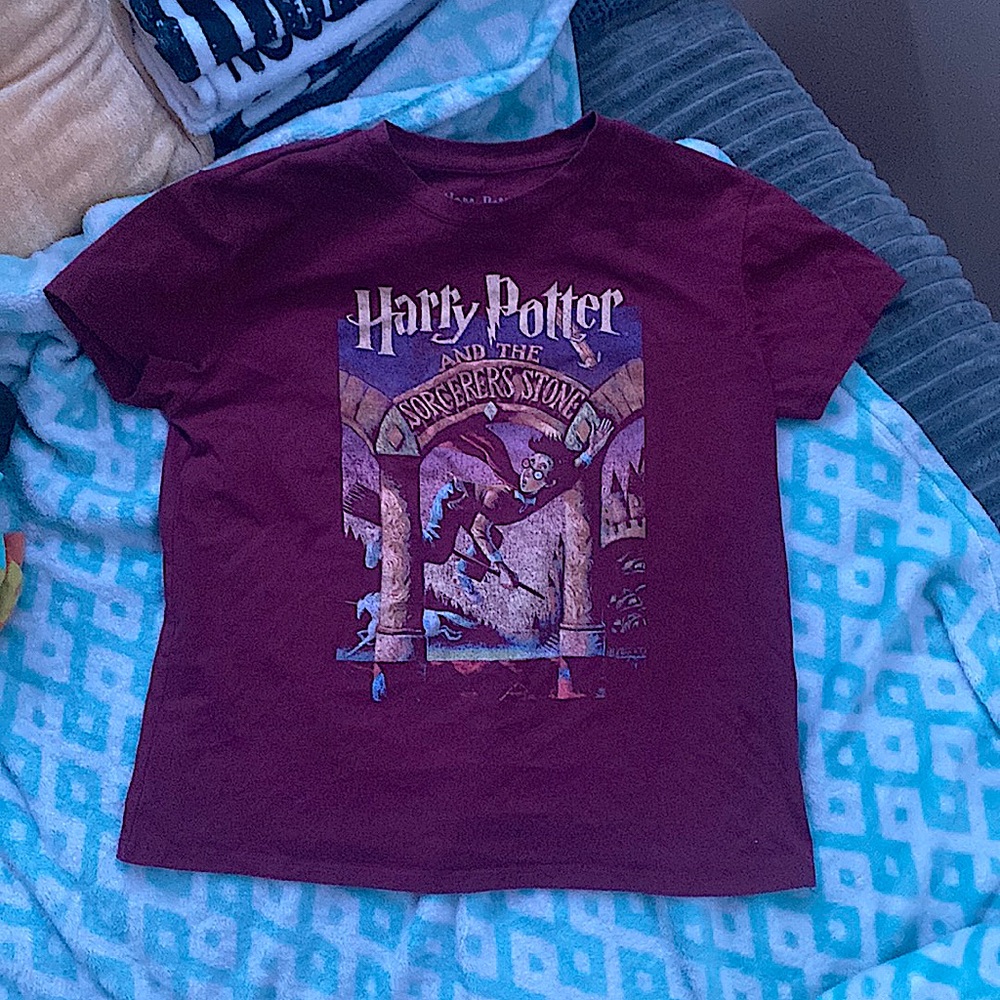Burgundy Harry Potter and the Sorcerer’s Stone Short Sleeve Graphic Tee